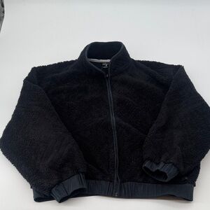 Hurley women’s Black Sherpa Full-Zip Jacket